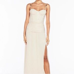 Manning Cartell Strapless Cream Dress